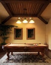 Modern pool game room Royalty Free Stock Photo