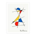 Modern Poster, Artwork inspired postmodern in the style of Neoplasticism, Bauhaus, Mondrian. Perfect for interior design Royalty Free Stock Photo