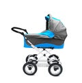 Modern pram isolated Royalty Free Stock Photo