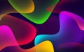 Modern Premium Style Glowing seamless gradients colorful rainbow background. Modern abstract mixed color backdrop