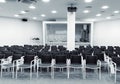 Modern press conference room Royalty Free Stock Photo