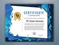 Modern Professional Certificate Template