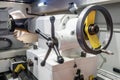 programmable Metalworking machine grinds the part