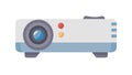 Modern Projector Multimedia Presentation Device Vector, vector design Generative AI Royalty Free Stock Photo