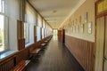 Modern public school, corridor