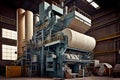 modern pulp and paper mill, with state-of-the-art equipment and innovative processes