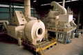 modern pulp and paper mill, with state-of-the-art equipment and streamlined processes