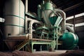modern pulp and paper mill, with state-of-the-art equipment and streamlined processes