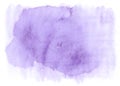 Modern purple watercolor background with paint divorses for design