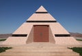 Modern Pyramid at Felicity, California Royalty Free Stock Photo