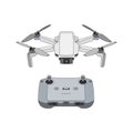modern quadcopter drone with a remote controller vector illustration Royalty Free Stock Photo