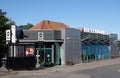 Modern railway station building at Billericay, Essex, UK