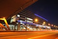 Modern railway station near Frankfurt airport