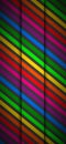 Modern rainbow colored cellphone background. Colorful lines on black background. Vector illustration Royalty Free Stock Photo