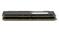 Modern RAM memory modules with black radiator