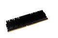 Modern random access memory DDR4 module isolated on white background