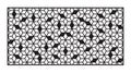 Modern random cnc pattern. Decorative panel, screen,wall. Vector cnc panel for laser cutting. Template for interior