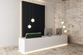 Modern reception desk