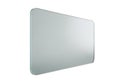 Modern rectangular mirror with a sleek and minimalist design for contemporary interiors Royalty Free Stock Photo