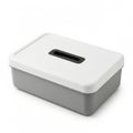 Modern rectangular storage box with lid Royalty Free Stock Photo