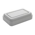 Modern rectangular storage box with lid Royalty Free Stock Photo