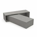 Modern rectangular storage box with sliding lid Royalty Free Stock Photo