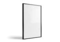 Modern rectangular wall mirror Royalty Free Stock Photo