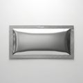 Modern rectangular wall mirror Royalty Free Stock Photo