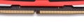 Modern red DDR RAM memory module connector isolated with clipping path Royalty Free Stock Photo