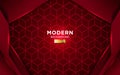 Modern red future vector background with line