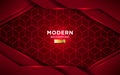 Modern red future vector background with line