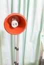 Modern red lamp Royalty Free Stock Photo