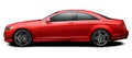 Modern red mercedes coupe. Royalty Free Stock Photo