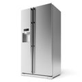 Modern Refrigerator Royalty Free Stock Photo