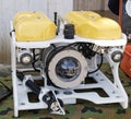 Modern remotely operated underwater vehicle , ROV Royalty Free Stock Photo