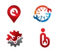 Modern Repair Logo or Icon Template Design Vector