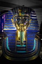 Modern replica of the Golden Mask of King Tutankhamun. Royalty Free Stock Photo