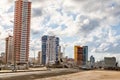 Modern resedential buildings close to Malecon promenade Royalty Free Stock Photo