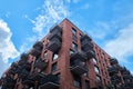 Modern residential architecture in Hafencity Hamburg