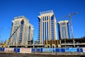 Modern residential buildings in Astana / Kazakhstan Royalty Free Stock Photo