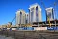 Modern residential buildings in Astana Royalty Free Stock Photo