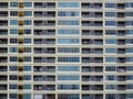 Modern residential building facade with balconies Royalty Free Stock Photo