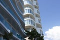 Modern resort hotel against the blue sky Royalty Free Stock Photo