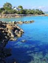 Protaras, tourism, resort, hotel, beach,travel, cyprus Royalty Free Stock Photo