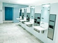 Modern rest room at airport Royalty Free Stock Photo