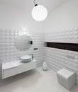 Modern restroom interior