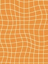 Modern Retro Wavy Grid Background. Royalty Free Stock Photo