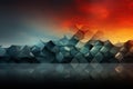 Modern rhombus background