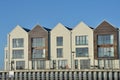 Modern Riverside apartments Royalty Free Stock Photo