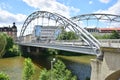 A modern road bridge in Bamberg, Germany